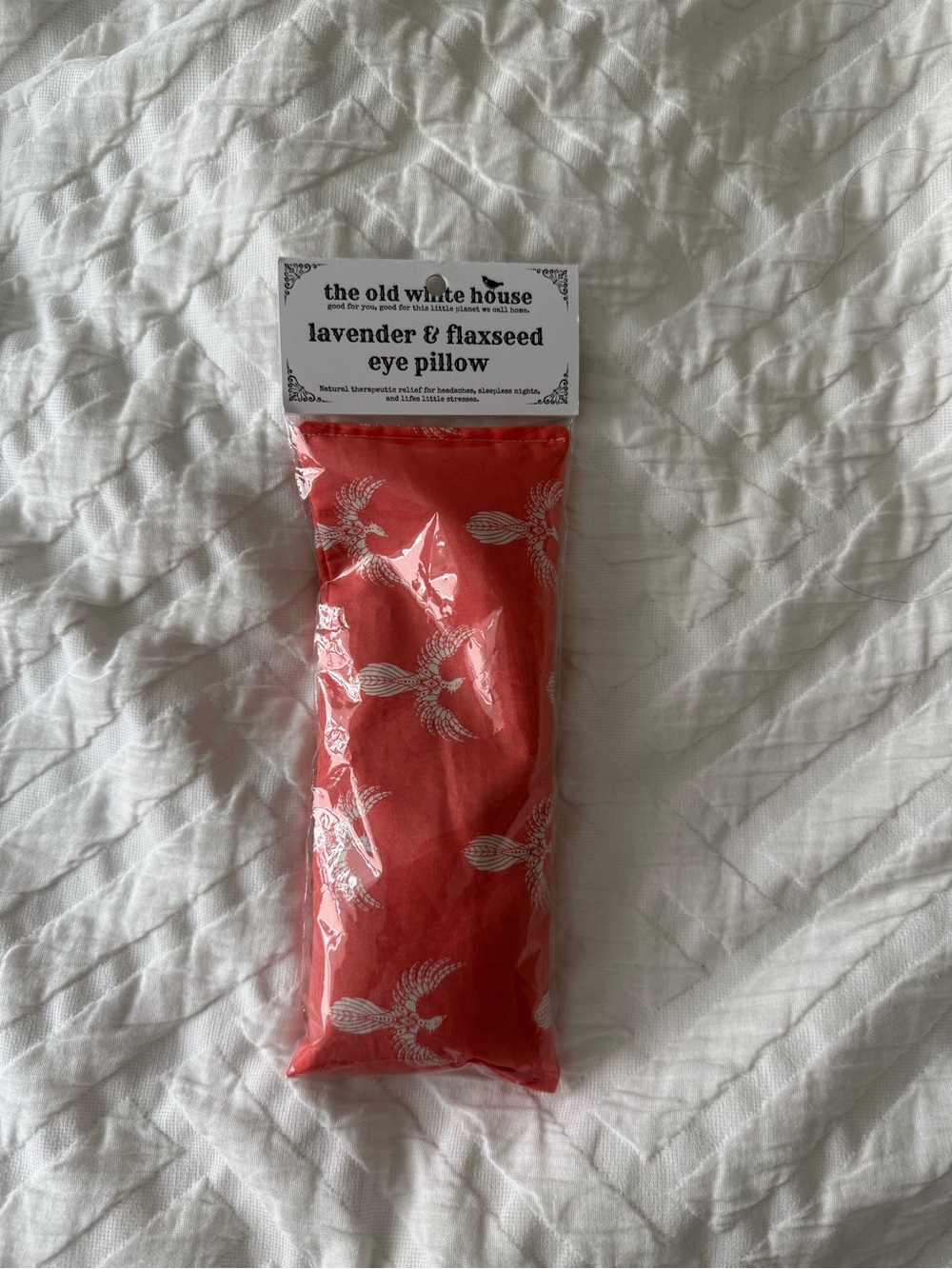 NWT - Lavendar & flaxseed eye mask